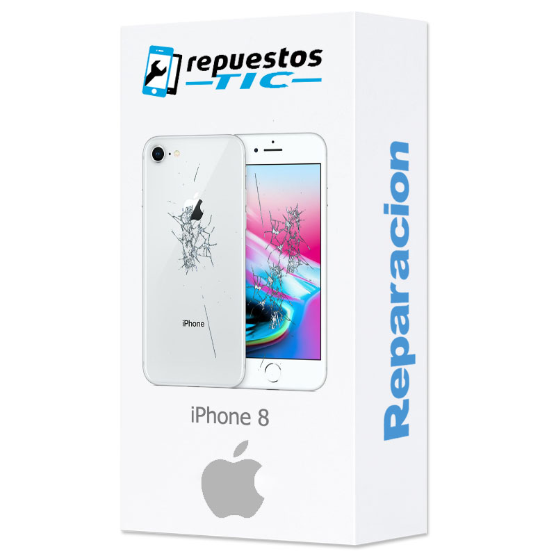 Cambio pantalla + tapa trasera iPhone 8 (completa LCD + tactil)
