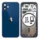 Chasis iPhone 12 Mini (sin componentes) Azul