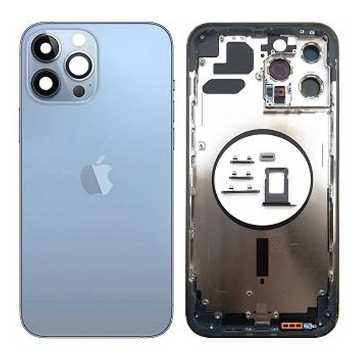 Chasis iPhone 13 Pro Max Azul (sin componentes) 