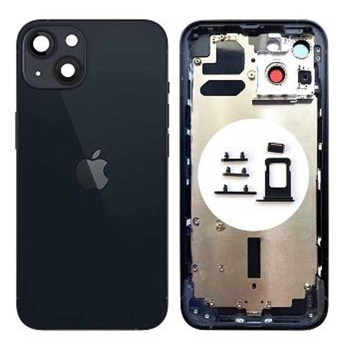 Chasis iPhone 13 Negro (sin componentes) 