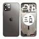 Chasis iPhone 12 Pro Max Negro (sin componentes) 