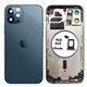 Chasis iPhone 12 Pro Azul (sin componentes)