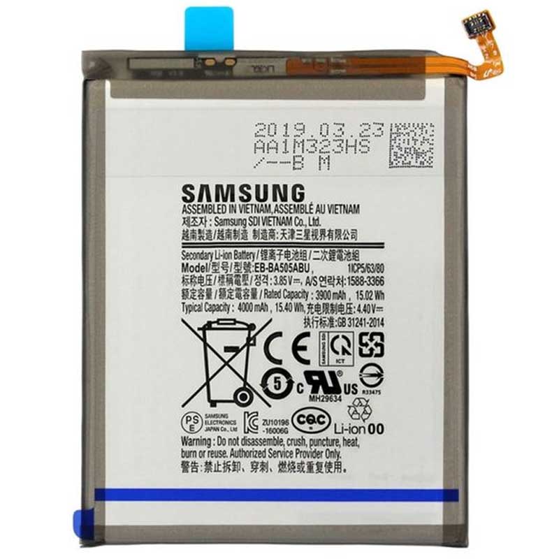 Bateria original Samsung Galaxy A30s A307/ A50 A505 EB-BA505ABU Service Pack