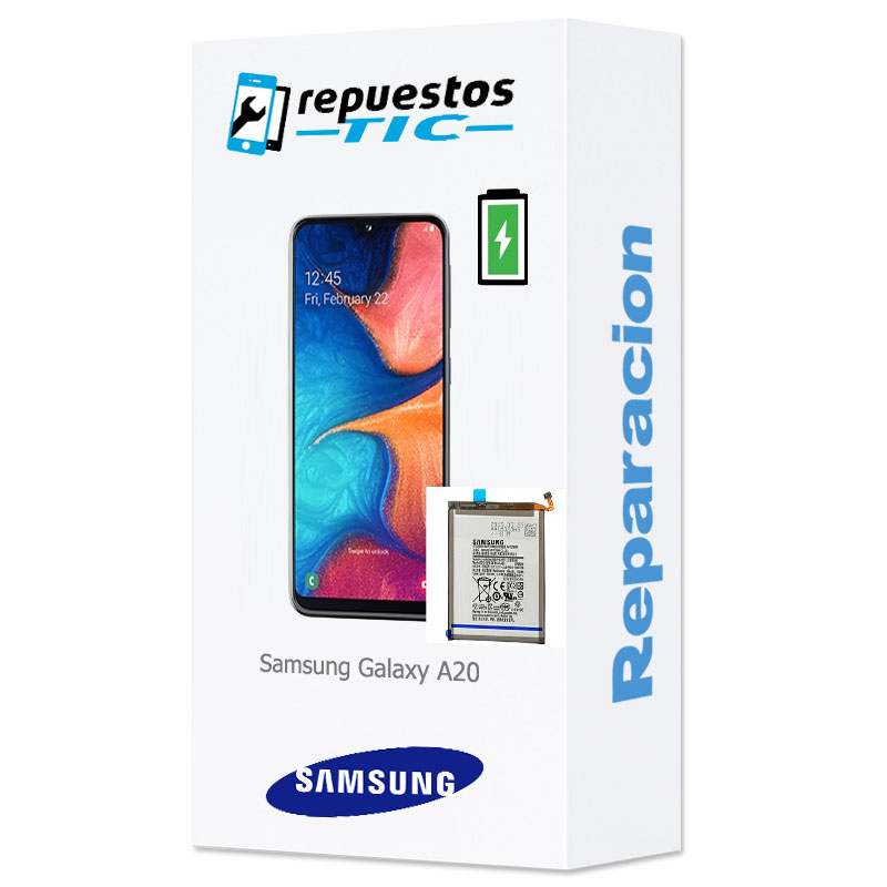 Cambio bateria original Samsung Galaxy A20 A205 Service Pack