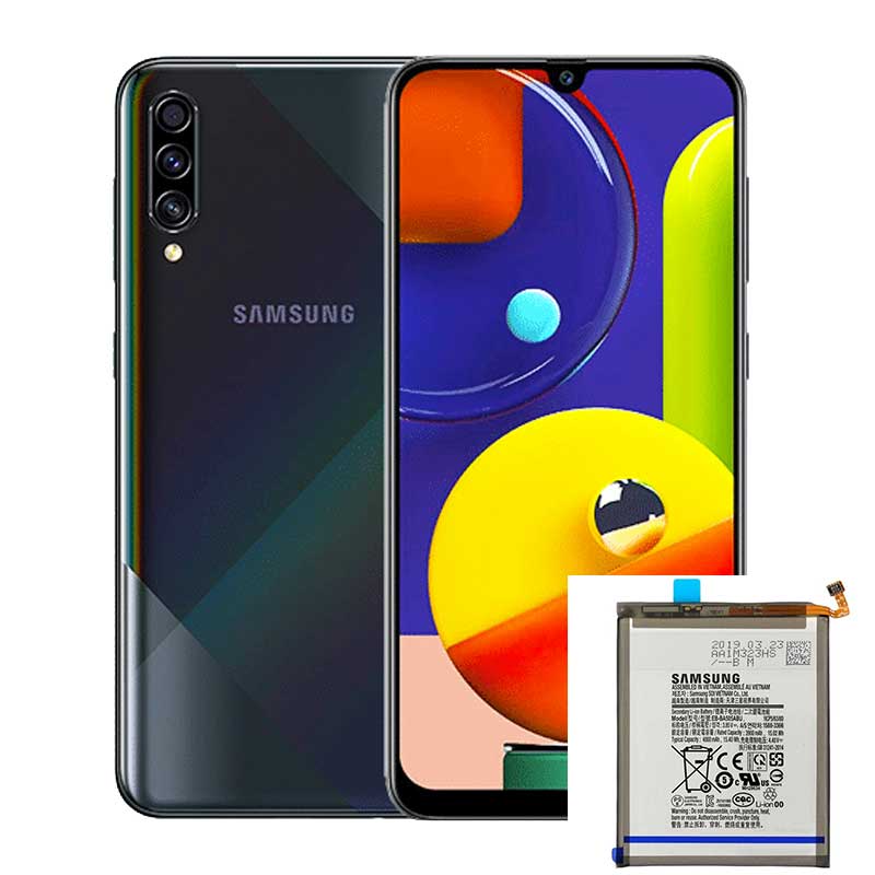 Cambio bateria original Samsung Galaxy A50s A507 Service Pack