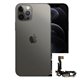 Conector de carga iPhone 12/ 12 Pro Negro (Grafito)