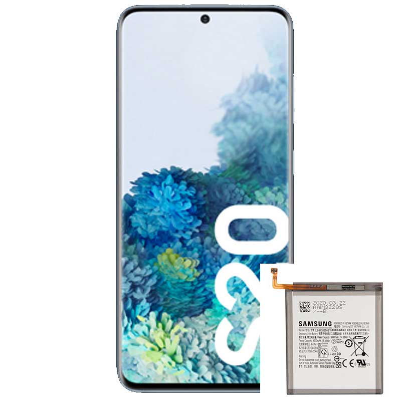 Cambio bateria original Samsung Galaxy S20 5G G981 Service Pack