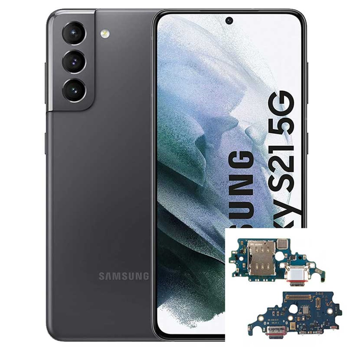 Cambio de conector de carga original Samsung Galaxy S21 G991B 