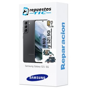 Cambio de conector de carga original Samsung Galaxy S21 G991B 