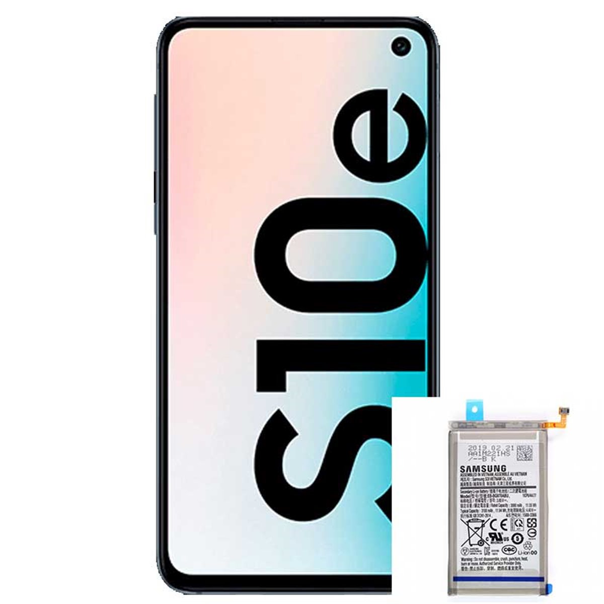 Cambio bateria original Samsung Galaxy S10e G970 Service Pack 
