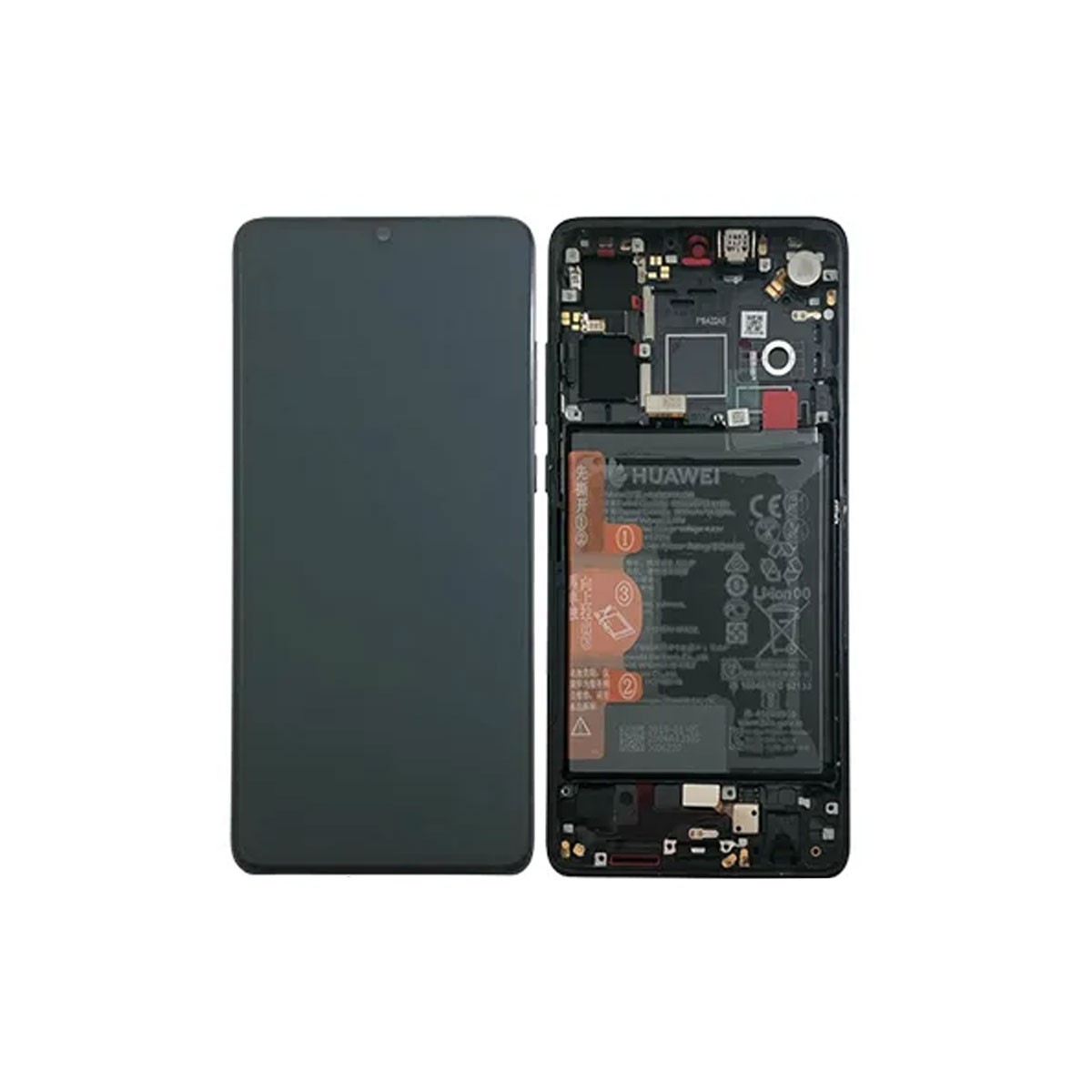 Pantalla original Huawei P30 Negra con bateria. Service Pack
