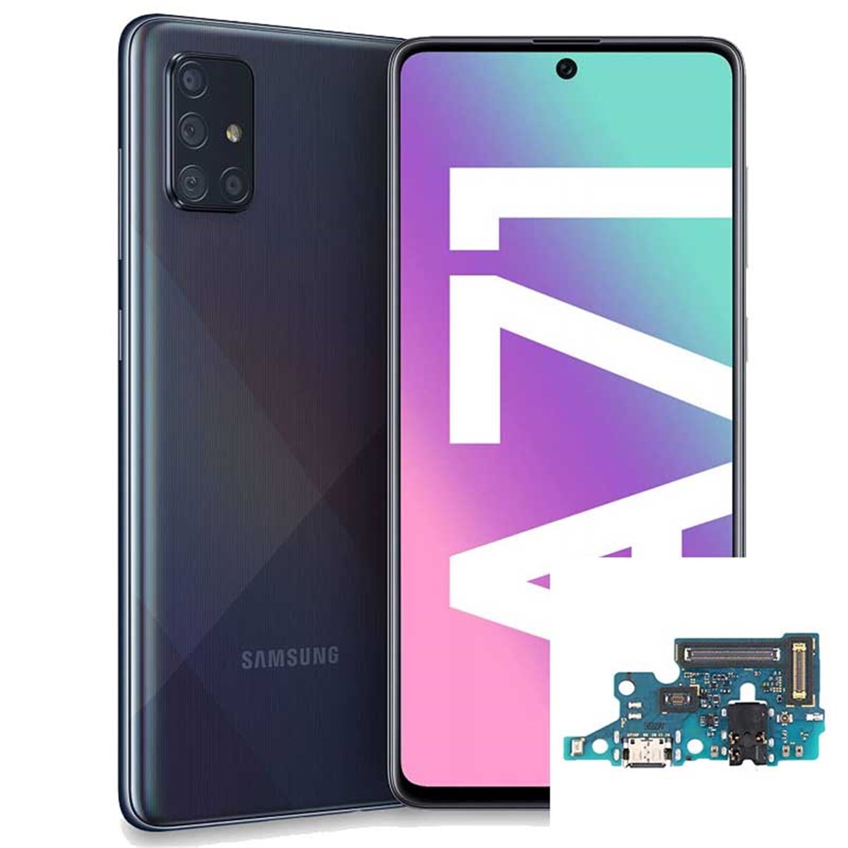 Cambio de conector de carga Samsung Galaxy A71 A715 