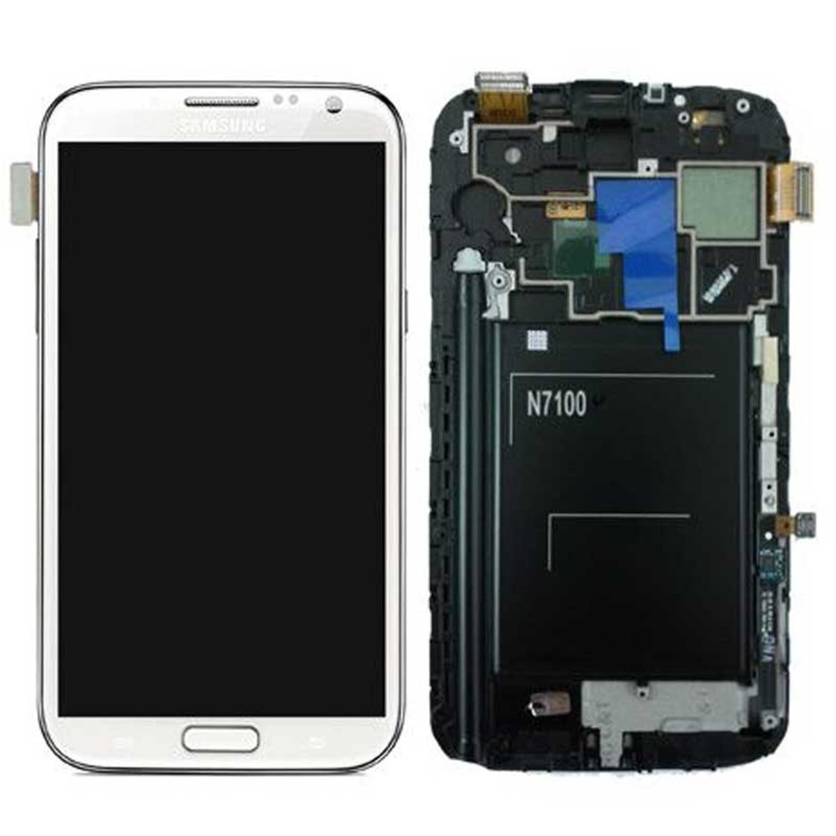 Pantalla original Samsung Galaxy Note 2 N7100 N7105 Blanca