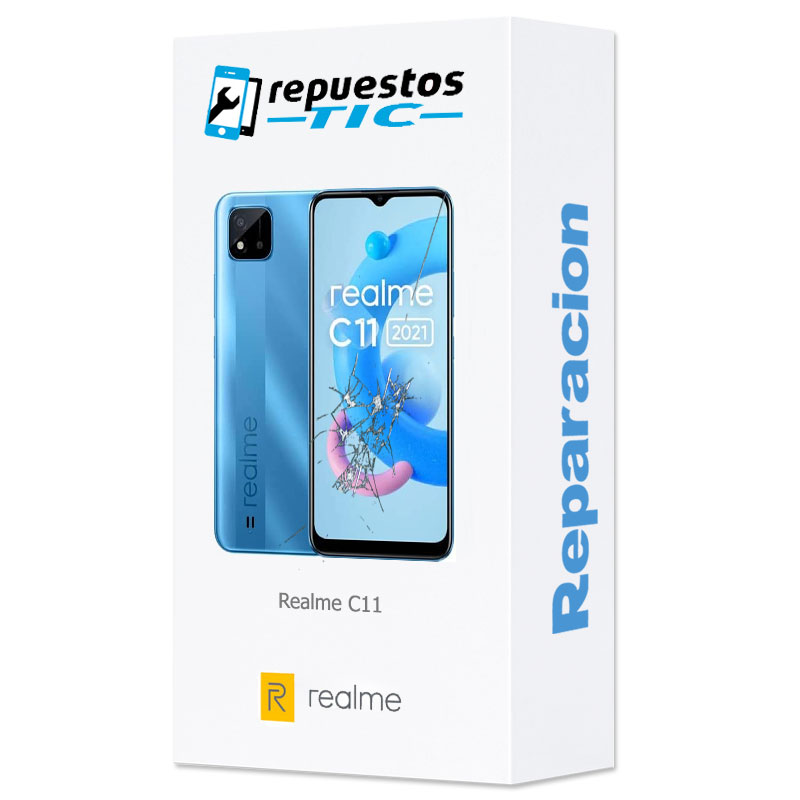 Cambio pantalla Realme C11 RMX2185 completa LCD + tactil
