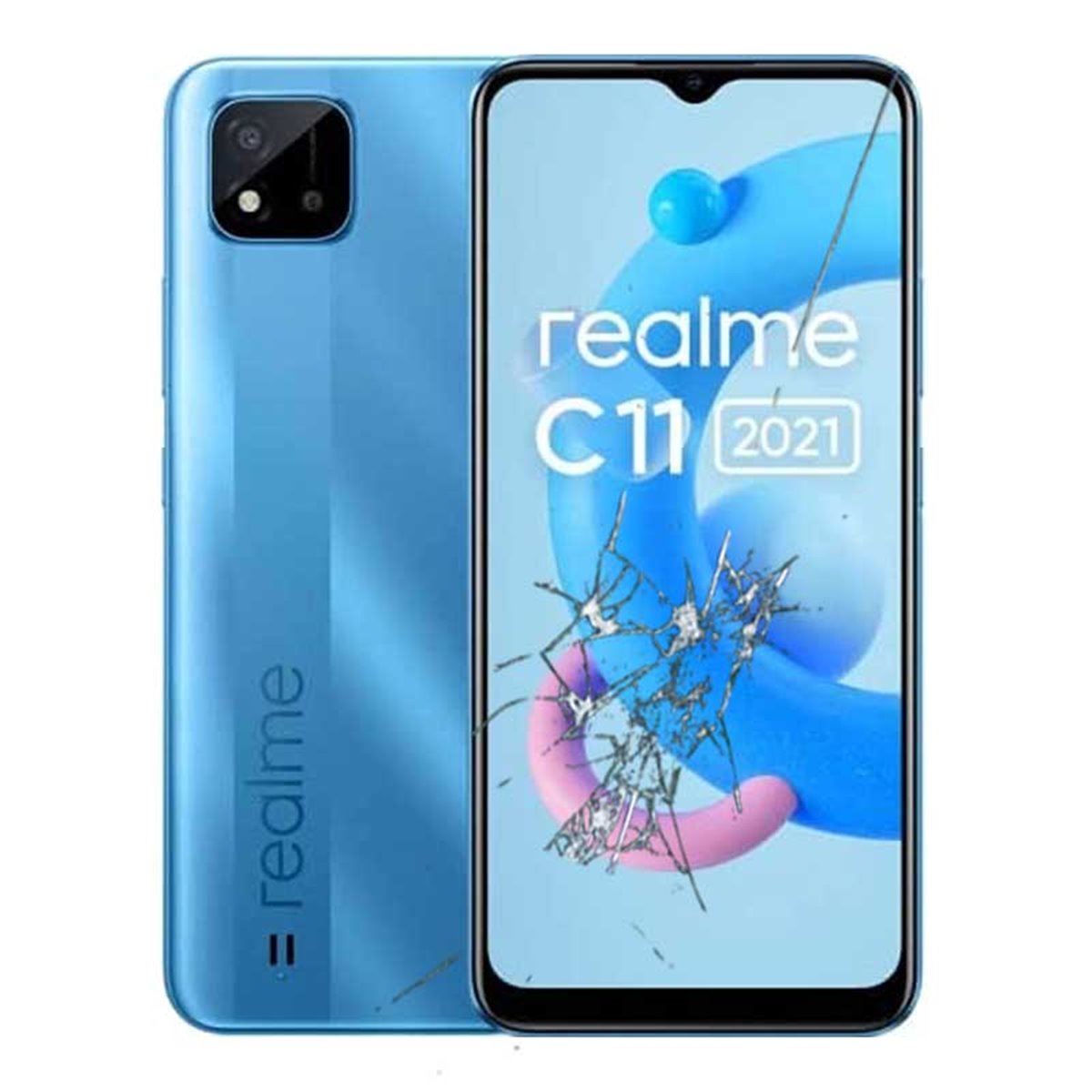 Cambio pantalla Realme C11 RMX2185 completa LCD + tactil