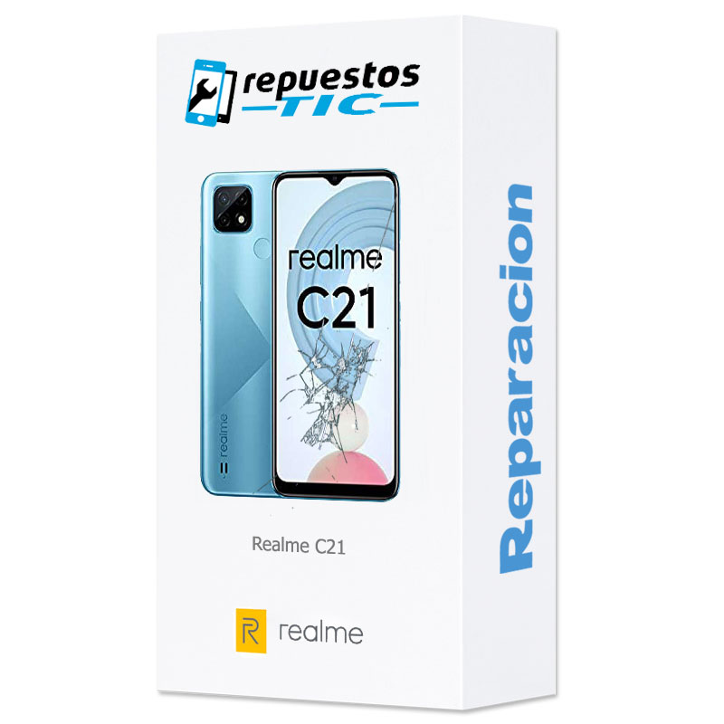 Cambio pantalla Realme C21 RMX3201 completa LCD + tactil