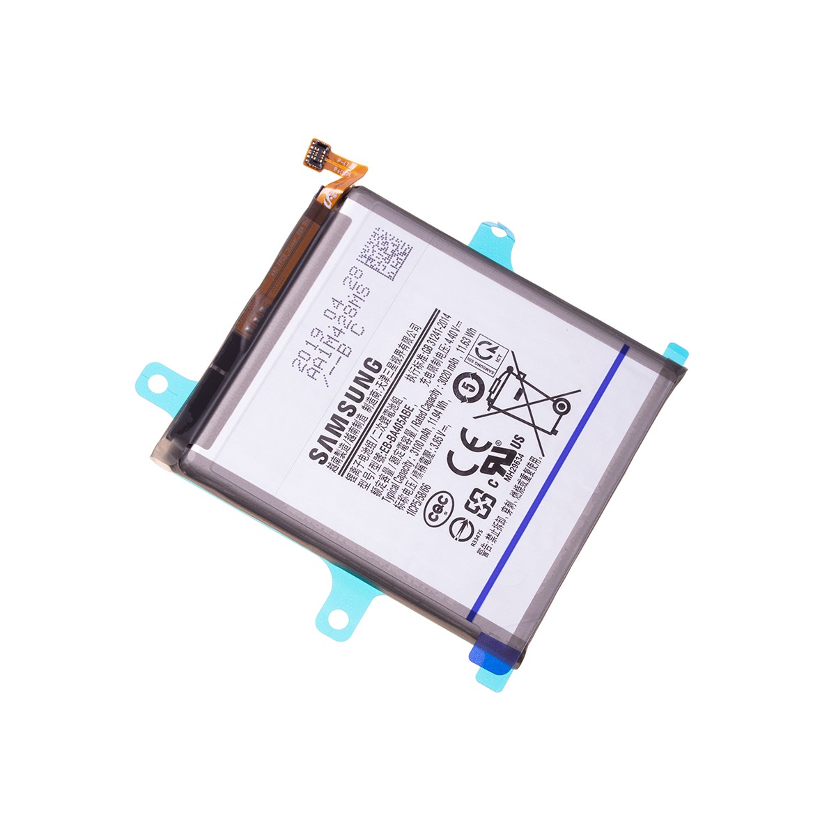 Bateria original Samsung Galaxy A40 A405 EB-B405ABE 3100 mAh Service Pack