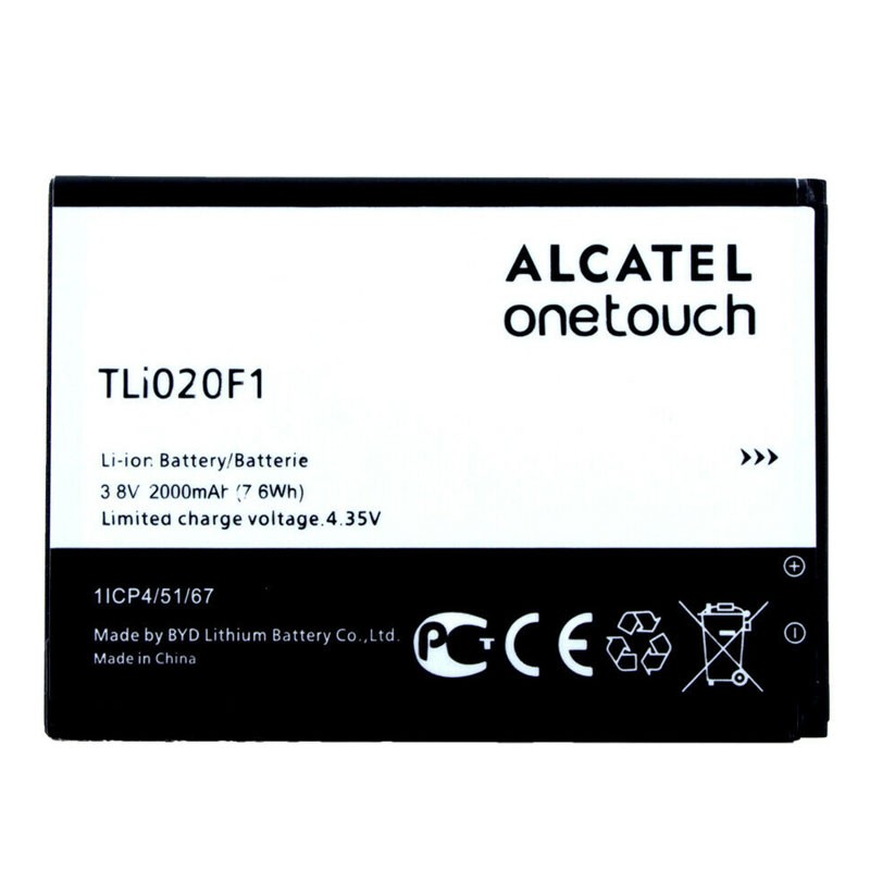 Bateria TLi020f1 Alcatel Pixi 4 5010D/ Alcatel OneTouch Pop 2 5045D