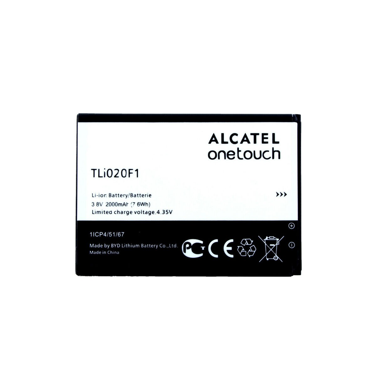 Bateria TLi020f1 Alcatel Pixi 4 5010D/ Alcatel OneTouch Pop 2 5045D