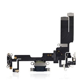 Flex conector de carga y micro iPhone 14 Negro