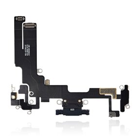 Flex conector de carga y micro iPhone 14 Negro
