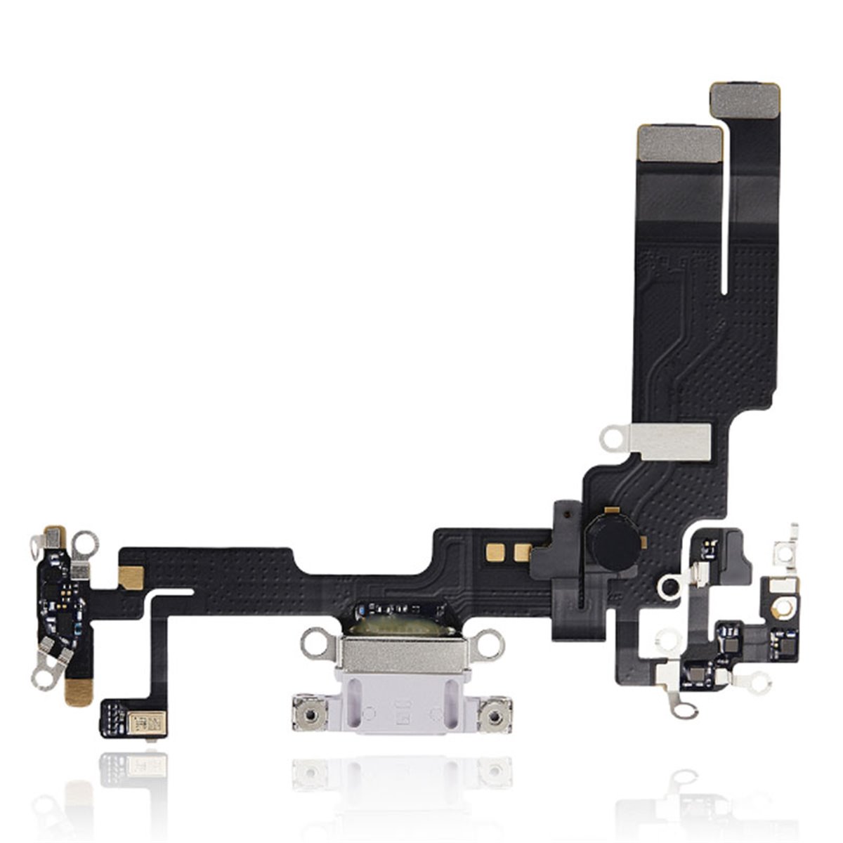 Flex conector de carga y micro iPhone 14 Purpura