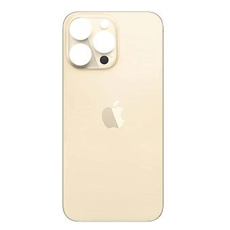 Tapa trasera iPhone 14 Pro Oro (facil instalacion)