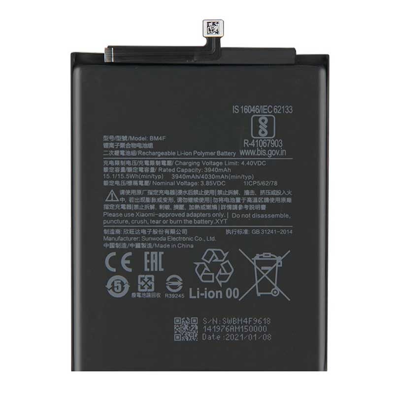 Bateria Xiaomi Mi A3 BM4F 4030mAh