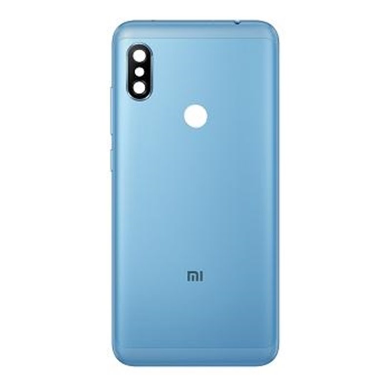 TAPA TRASERA PARA XIAOMI REDMI NOTE 6 PRO M1806E7TG AZUL