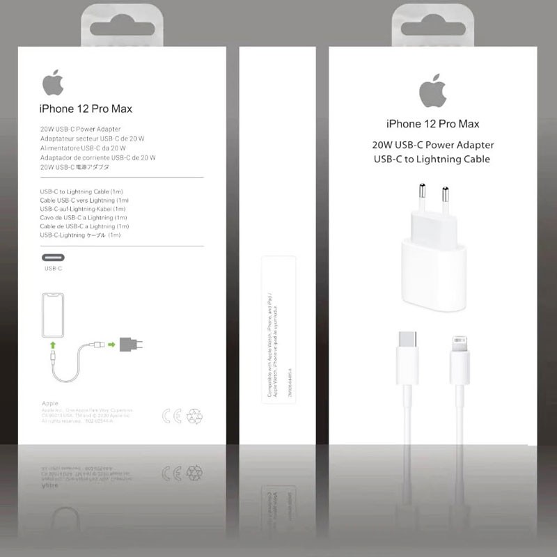 Cargador original Apple de carga rápida USB-C de 20 W