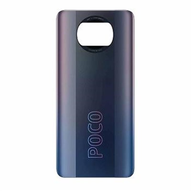 TAPA TRASERA PARA XIAOMI POCOPHONE X3 PRO/POCO X3 NEGRO