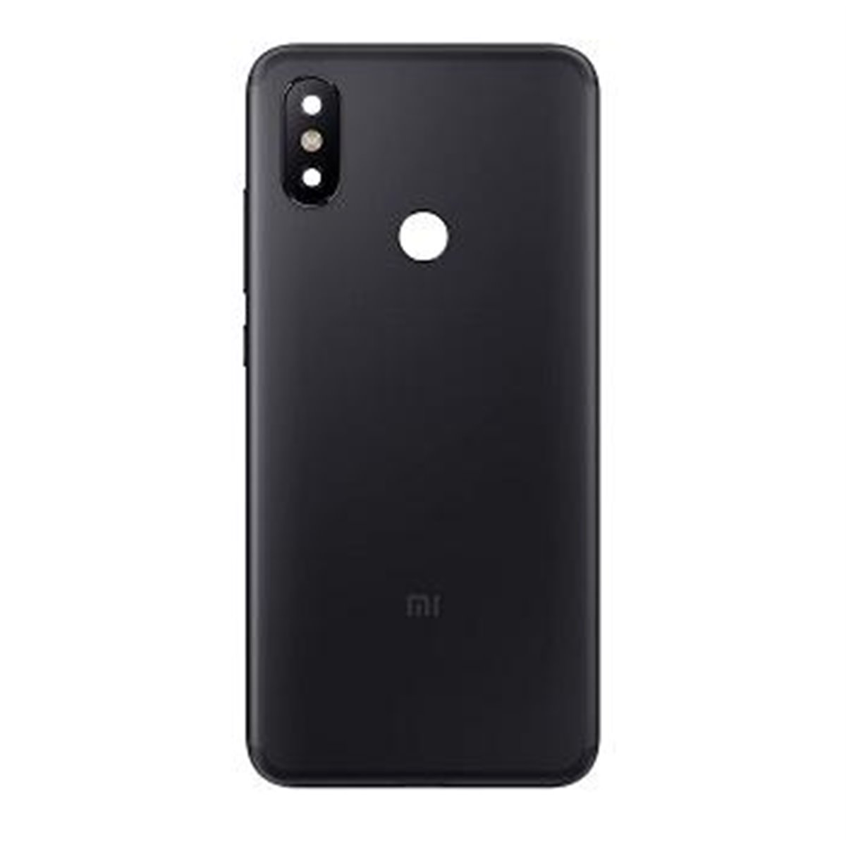TAPA TRASERA CON LENTE PARA XIAOMI MI A2/MI 6X NEGRO