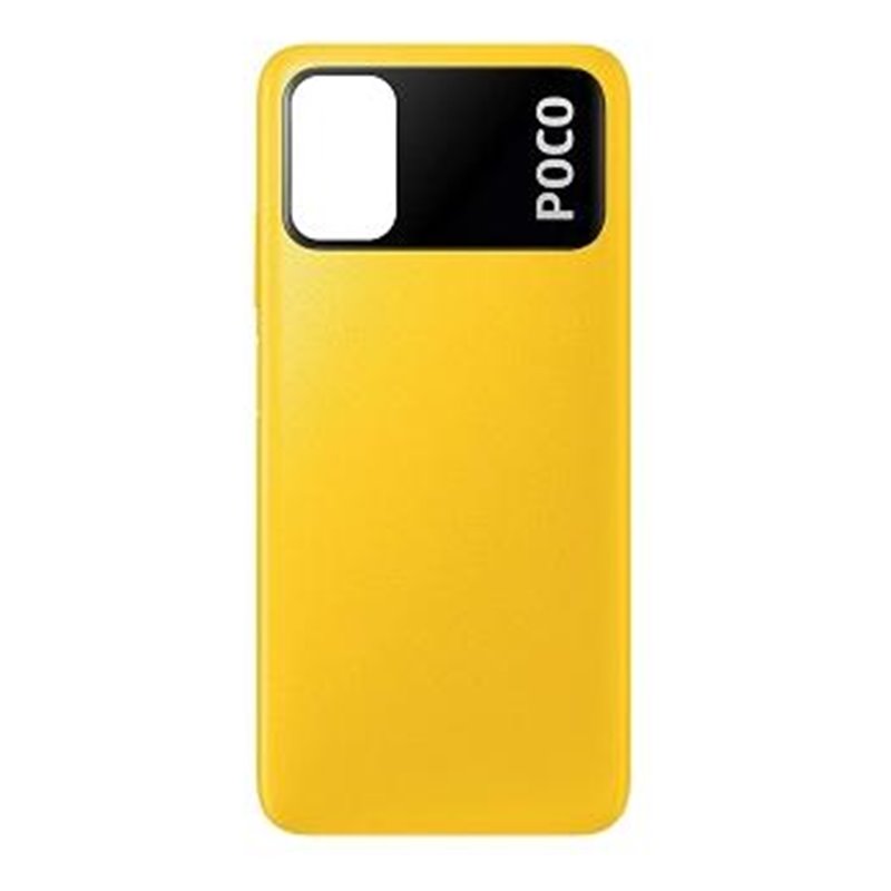 TAPA TRASERA PARA XIAOMI POCOPHONE M3/POCO M3 M2010J19CG AMARILLO