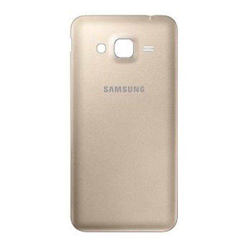 TAPA TRASERA PARA SAMSUNG GALAXY J3 2016 J320 DORADO
