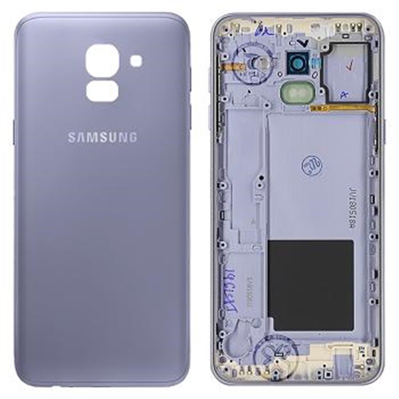 TAPA TRASERA  PARA SAMSUNG GALAXY J6 J600/J6 2018 GRIS