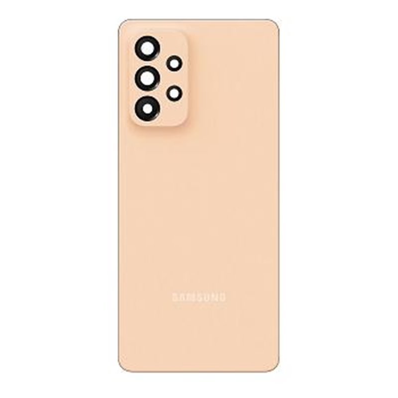 TAPA TRASERA CON LENTE DE CAMARA PARA SAMSUNG GALAXY A53 5G A536 NARANJA