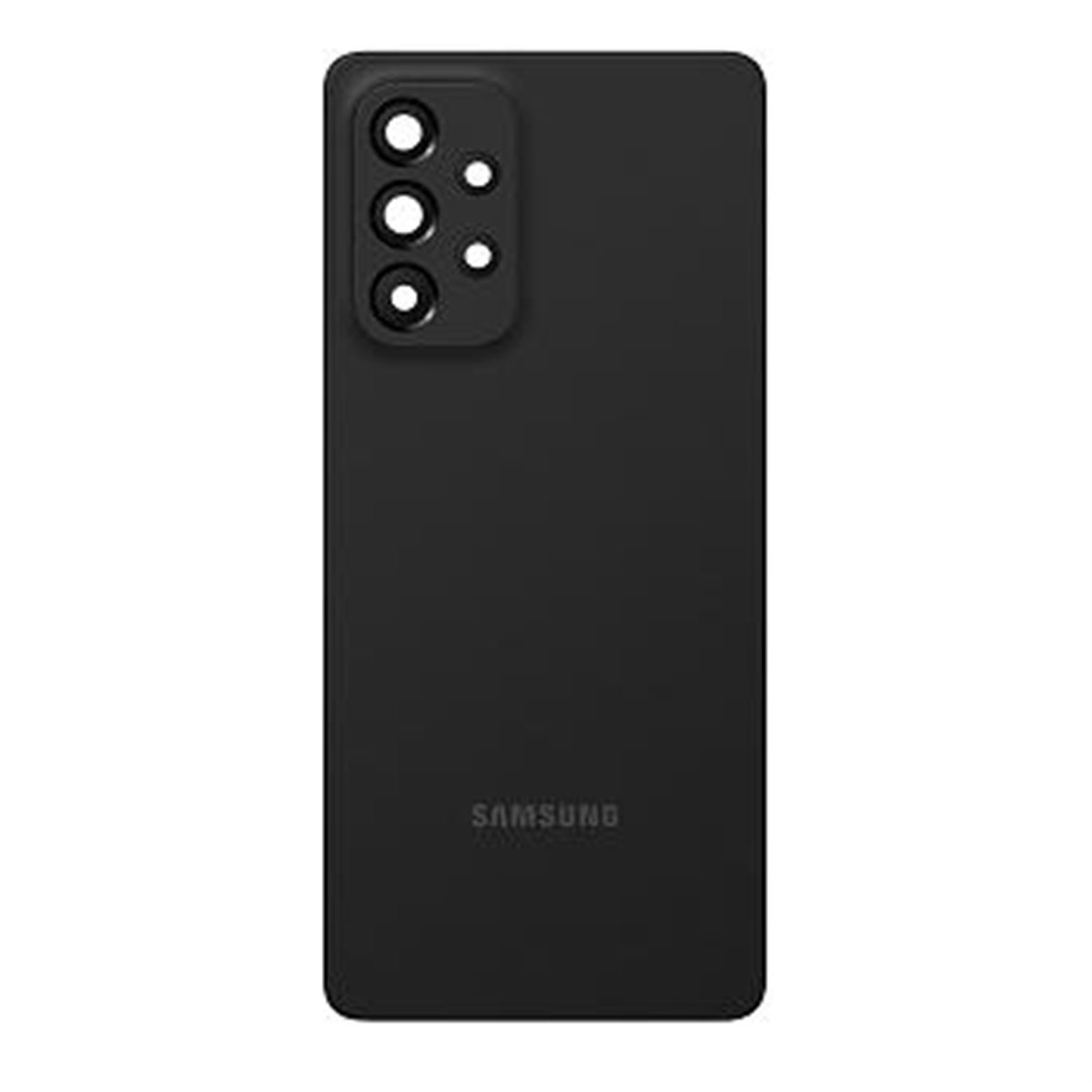 TAPA TRASERA CON LENTE DE CAMARA PARA SAMSUNG GALAXY A53 5G A536 NEGRO