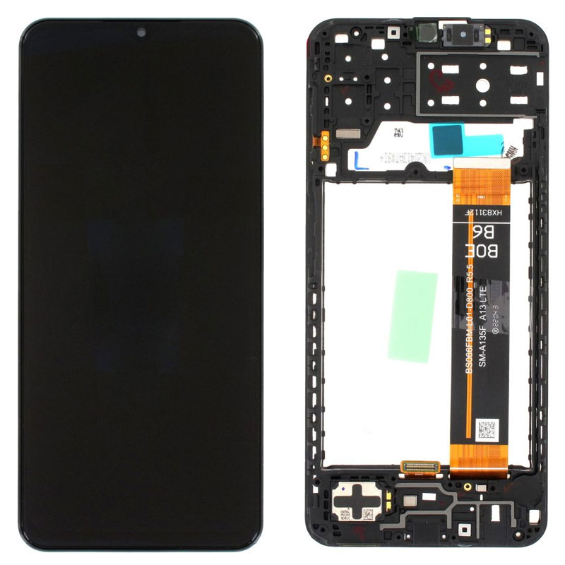 Pantalla original Samsung Galaxy A13 A135 Negra Service Pack 