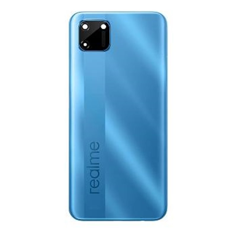 TAPA TRASERA CON LENTE PARA OPPO REALME C11 RMX2185 AZUL