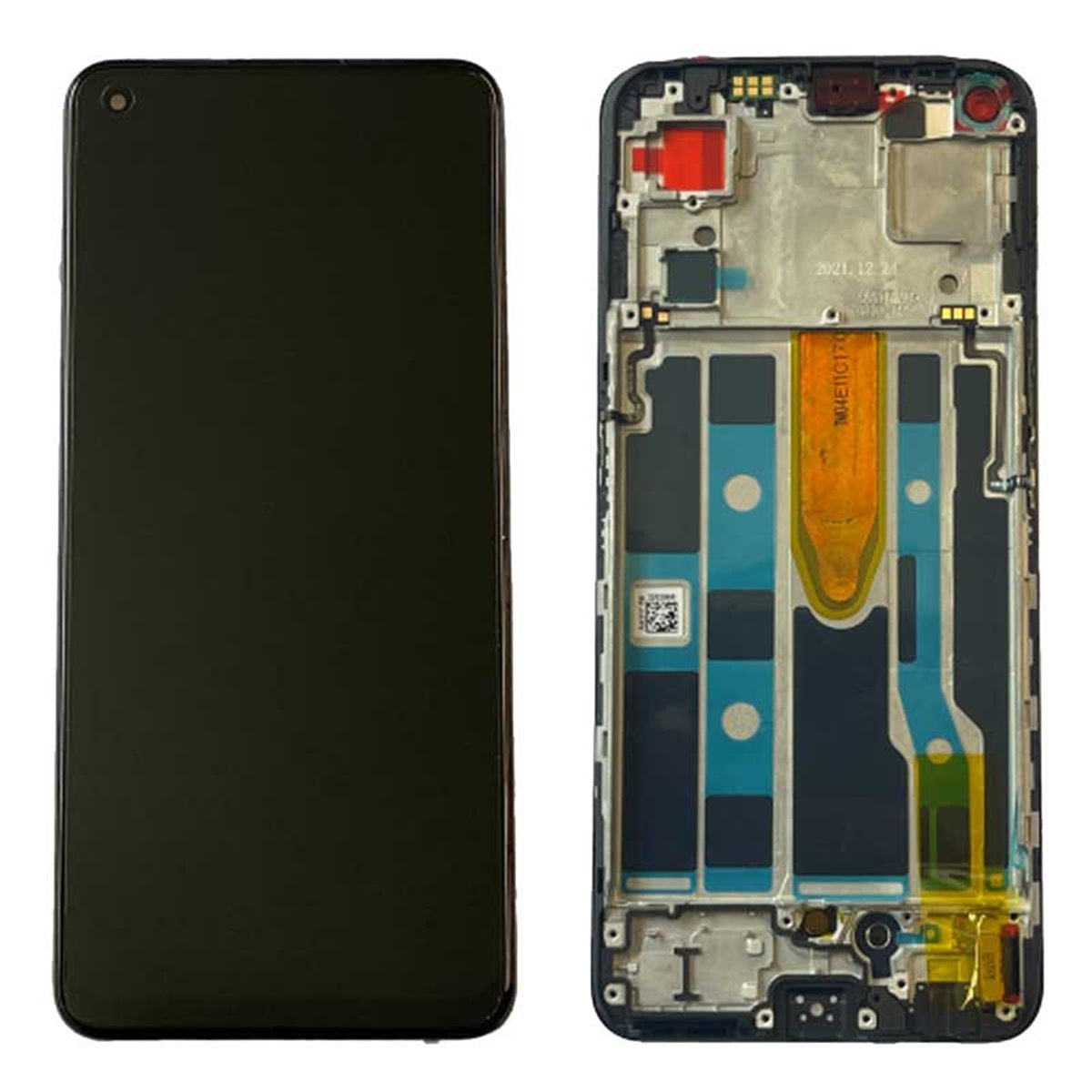 Pantalla original Oppo Reno 7 5G Negra Service Pack