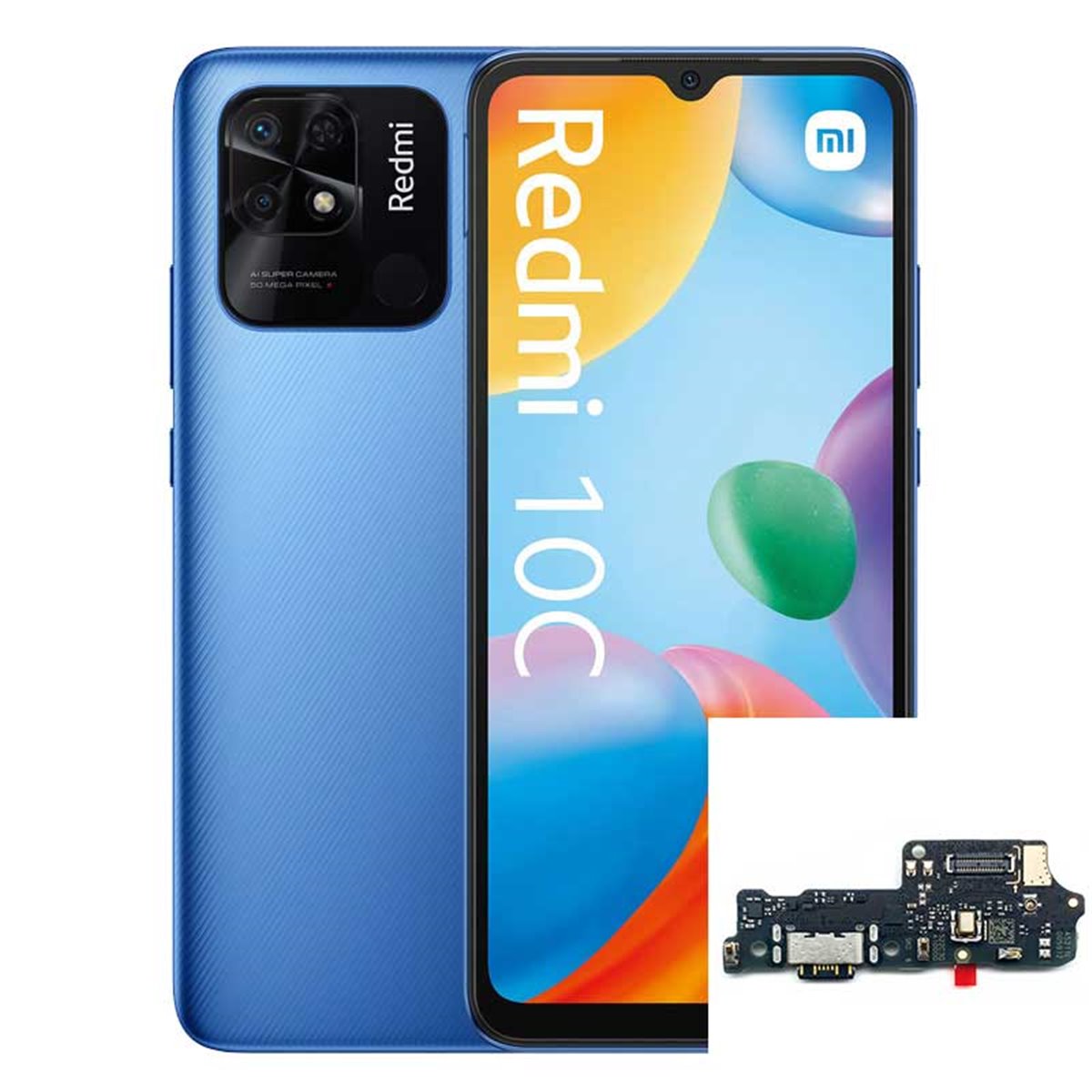 Cambio de conector de carga Xiaomi Redmi 10C 