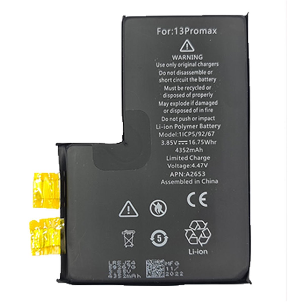 Bateria iPhone 13 Pro Max (sin flex)
