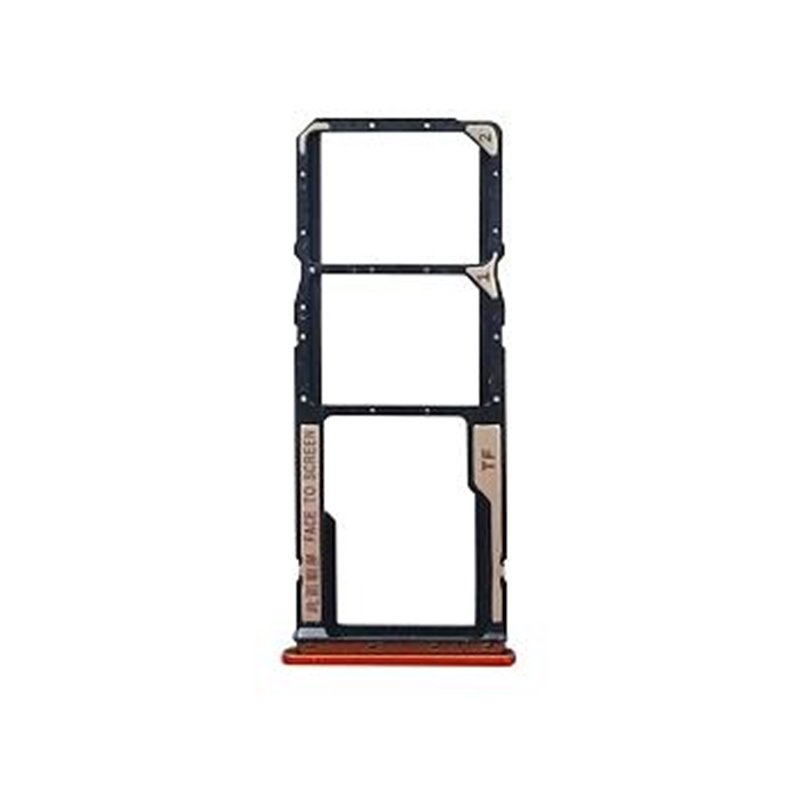 BANDEJA DUAL SIM+MICRO SD PARA XIAOMI REDMI 10C ROJO