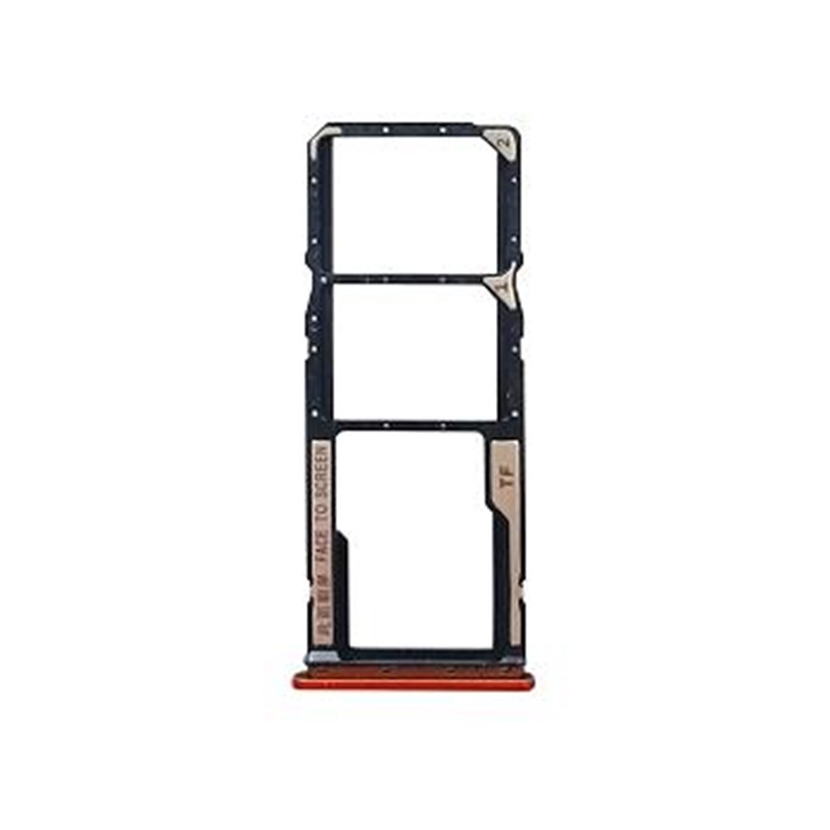 BANDEJA DUAL SIM+MICRO SD PARA XIAOMI REDMI 10C ROJO