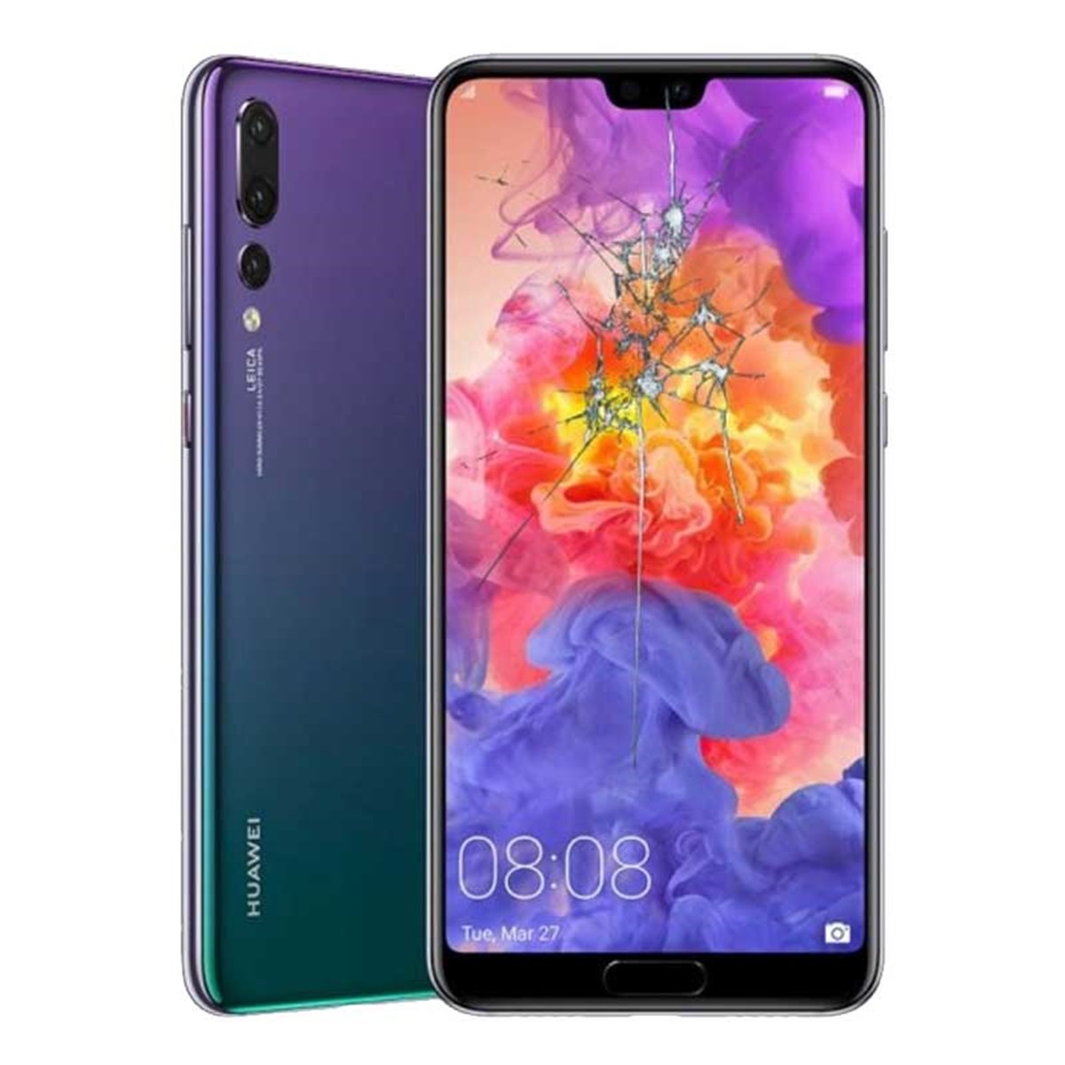 Cambio pantalla Huawei P20 Pro completa LCD + tactil + marco