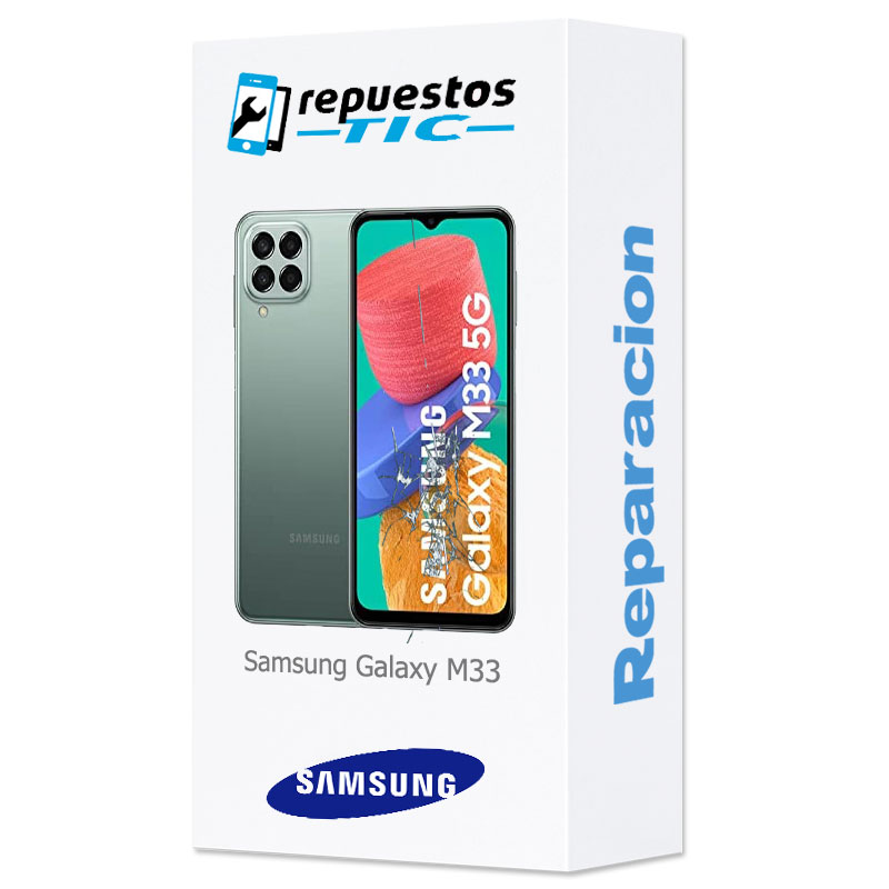 Cambio pantalla Samsung Galaxy M33 original Service Pack