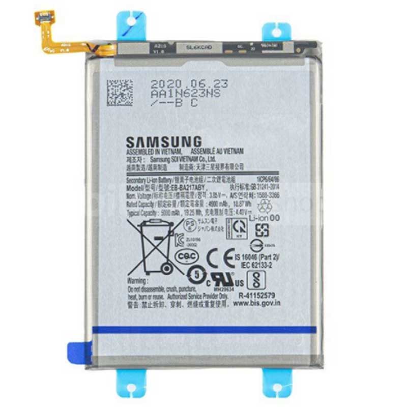 Bateria original Samsung Galaxy A21s A217 EB-BA217ABY 5000 mAh Service Pack