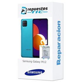 Cambio bateria original Samsung Galaxy M12 Service Pack 