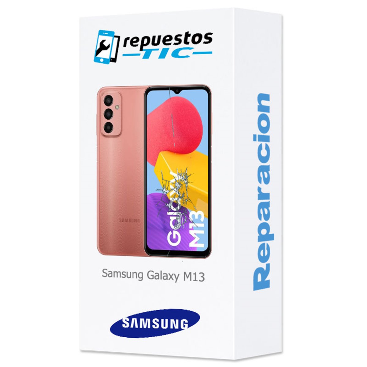Cambio pantalla Samsung Galaxy M13 M135 original Service Pack 