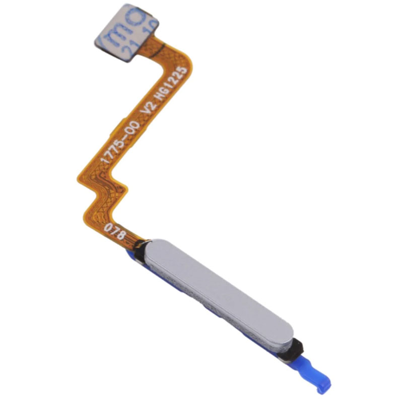 Flex Boton home y lector de huellas digital Xiaomi Redmi Note 10 5G Plata